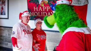 During the Red Friday holiday sale, the Phillies are offering bargains and hot chocolate in the dugout